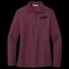 Ladies Silk Touch Long Sleeve Polo Thumbnail