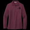 Ladies Silk Touch Long Sleeve Polo Thumbnail