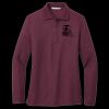 Ladies Silk Touch Long Sleeve Polo Thumbnail