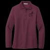 Ladies Silk Touch Long Sleeve Polo Thumbnail