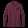 Ladies Silk Touch Long Sleeve Polo Thumbnail