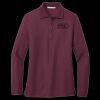 Ladies Silk Touch Long Sleeve Polo Thumbnail