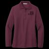 Ladies Silk Touch Long Sleeve Polo Thumbnail