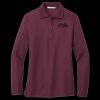 Ladies Silk Touch Long Sleeve Polo Thumbnail