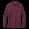 Ladies Silk Touch Long Sleeve Polo Thumbnail