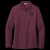Ladies Silk Touch Long Sleeve Polo Thumbnail