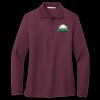 Ladies Silk Touch Long Sleeve Polo Thumbnail