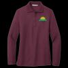 Ladies Silk Touch Long Sleeve Polo Thumbnail