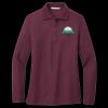 Ladies Silk Touch Long Sleeve Polo Thumbnail