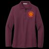 Ladies Silk Touch Long Sleeve Polo Thumbnail