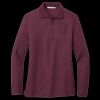 Ladies Silk Touch Long Sleeve Polo Thumbnail