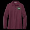Ladies Silk Touch Long Sleeve Polo Thumbnail