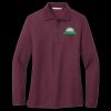 Ladies Silk Touch Long Sleeve Polo Thumbnail