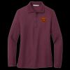 Ladies Silk Touch Long Sleeve Polo Thumbnail