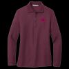 Ladies Silk Touch Long Sleeve Polo Thumbnail