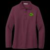 Ladies Silk Touch Long Sleeve Polo Thumbnail