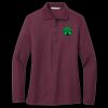 Ladies Silk Touch Long Sleeve Polo Thumbnail