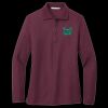 Ladies Silk Touch Long Sleeve Polo Thumbnail