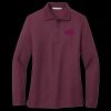 Ladies Silk Touch Long Sleeve Polo Thumbnail