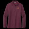Ladies Silk Touch Long Sleeve Polo Thumbnail