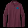 Ladies Silk Touch Long Sleeve Polo Thumbnail