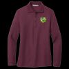 Ladies Silk Touch Long Sleeve Polo Thumbnail