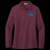 Ladies Silk Touch Long Sleeve Polo Thumbnail
