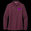 Ladies Silk Touch Long Sleeve Polo Thumbnail