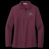 Ladies Silk Touch Long Sleeve Polo Thumbnail