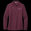 Ladies Silk Touch Long Sleeve Polo Thumbnail