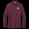 Ladies Silk Touch Long Sleeve Polo Thumbnail