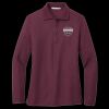 Ladies Silk Touch Long Sleeve Polo Thumbnail