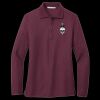 Ladies Silk Touch Long Sleeve Polo Thumbnail