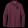 Ladies Silk Touch Long Sleeve Polo Thumbnail