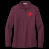 Ladies Silk Touch Long Sleeve Polo Thumbnail