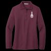 Ladies Silk Touch Long Sleeve Polo Thumbnail