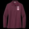 Ladies Silk Touch Long Sleeve Polo Thumbnail