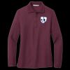 Ladies Silk Touch Long Sleeve Polo Thumbnail