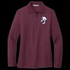 Ladies Silk Touch Long Sleeve Polo Thumbnail