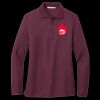 Ladies Silk Touch Long Sleeve Polo Thumbnail