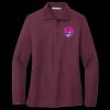 Ladies Silk Touch Long Sleeve Polo Thumbnail