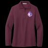 Ladies Silk Touch Long Sleeve Polo Thumbnail