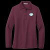 Ladies Silk Touch Long Sleeve Polo Thumbnail