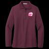 Ladies Silk Touch Long Sleeve Polo Thumbnail