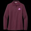 Ladies Silk Touch Long Sleeve Polo Thumbnail