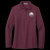 Ladies Silk Touch Long Sleeve Polo Thumbnail