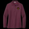 Ladies Silk Touch Long Sleeve Polo Thumbnail