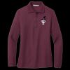Ladies Silk Touch Long Sleeve Polo Thumbnail