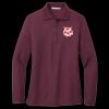 Ladies Silk Touch Long Sleeve Polo Thumbnail