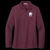 Ladies Silk Touch Long Sleeve Polo Thumbnail